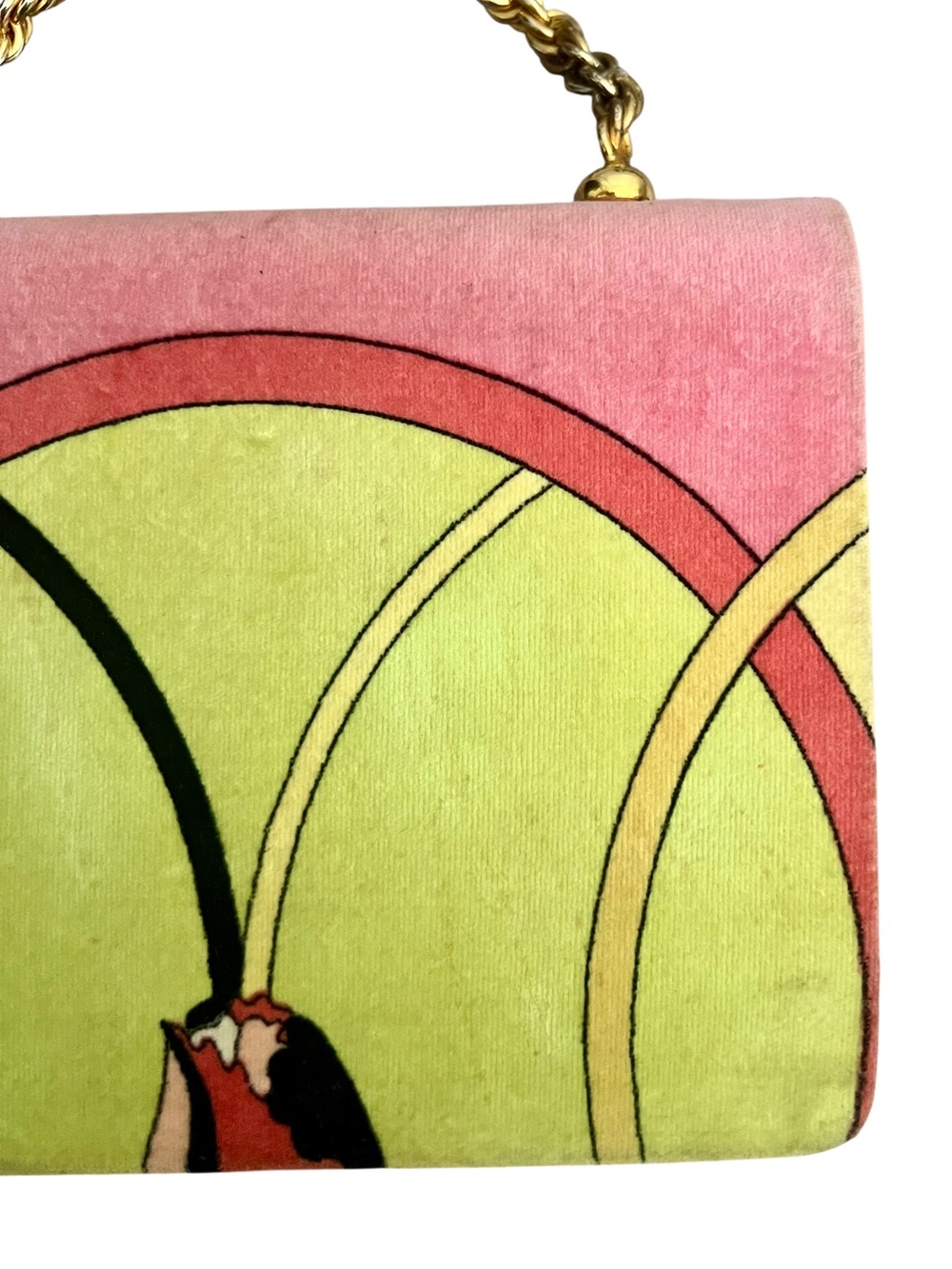 Vintage 60s Emilio Pucci Velvet Bag - Picture 11 of 16